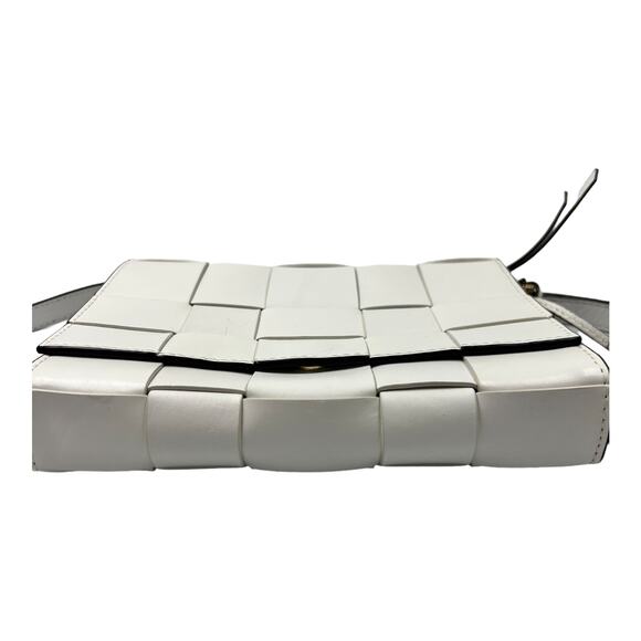 Michael Kors Lattice Leather While Crossbody Handbag - Picture 2 of 8